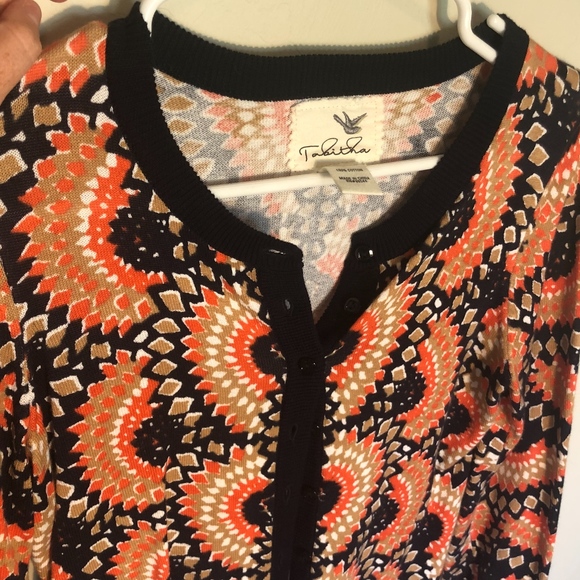Anthropologie (Tabitha) printed cardigan S - Picture 4 of 4